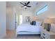 Spacious bedroom with a queen bed, and ensuite bath at 2446 Floyd St, Sarasota, FL 34239
