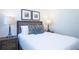 Cozy bedroom with a queen-size bed and stylish nightstands at 2446 Floyd St, Sarasota, FL 34239