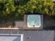 Aerial view of hot tub and patio at 2420 Floyd St, Sarasota, FL 34239