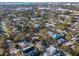 Wide aerial view of neighborhood with various home styles at 2420 Floyd St, Sarasota, FL 34239