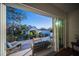 Private balcony with outdoor seating and city views at 2420 Floyd St, Sarasota, FL 34239