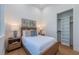Cozy bedroom with wood floors and a spacious closet at 2420 Floyd St, Sarasota, FL 34239