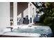 Modern hot tub with bubbling water at 2420 Floyd St, Sarasota, FL 34239