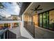 Spacious balcony with access to the backyard at 2440 Floyd St, Sarasota, FL 34239