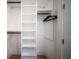 Spacious closet with ample shelving and hanging space at 2440 Floyd St, Sarasota, FL 34239