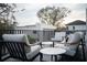 Modern rooftop patio with comfortable seating area at 2440 Floyd St, Sarasota, FL 34239