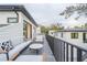 Private rooftop patio with seating area and city views at 2440 Floyd St, Sarasota, FL 34239