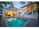 Inviting swimming pool with a spacious patio area at 2440 Floyd St, Sarasota, FL 34239