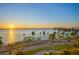 Stunning sunset view overlooking the bay at 770 S Palm Ave # 603, Sarasota, FL 34236