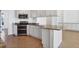 Kitchen with granite countertops and ample cabinetry at 5901 Mariposa Ln, Sarasota, FL 34238
