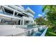 Stunning pool and patio area with a modern design at 1610 N Lodge Dr, Sarasota, FL 34239