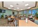 Community clubhouse with casual dining area at 7112 Marsh View Ter, Bradenton, FL 34212