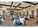 Elegant community clubhouse dining room at 7112 Marsh View Ter, Bradenton, FL 34212