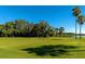 Putting green with lush grass and palm trees at 7112 Marsh View Ter, Bradenton, FL 34212