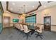 Community clubhouse with large conference table at 7112 Marsh View Ter, Bradenton, FL 34212