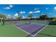 Well-lit pickleball courts in a community setting at 7112 Marsh View Ter, Bradenton, FL 34212