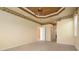 Bright bedroom with ceiling fan and access to bathroom at 4140 Reflections Pkwy, Sarasota, FL 34233