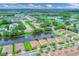 Aerial view of community and surrounding area at 3207 77Th E Dr, Sarasota, FL 34243