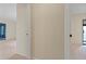 Simple hallway with light walls and carpet at 4109 66Th Street W Cir # 4109, Bradenton, FL 34209