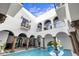 A luxurious indoor pool surrounded by beautiful architecture at 3482 Flamingo Ave, Sarasota, FL 34242