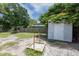 Large backyard with shed and play area at 2216 Lee Ln, Sarasota, FL 34231