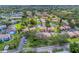 Aerial view of a community with lake, pool, and numerous residential buildings at 5026 Water Oak Dr # 112, Bradenton, FL 34207