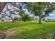 Expansive green lawn with mature oak trees at 5026 Water Oak Dr # 112, Bradenton, FL 34207