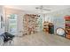 Versatile bedroom with built-in shelving, providing functional storage at 2488 Breakwater Cir, Sarasota, FL 34231