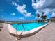 Inviting rectangular pool with oceanfront views at 4825 Gulf Of Mexico Dr # 105, Longboat Key, FL 34228