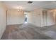 Spacious living room with carpeted floors and a ceiling fan at 22481 Westchester Blvd # B44, Port Charlotte, FL 33980