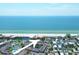 Aerial view showcasing building's location near beach at 1900 Gulf N Dr # 4, Bradenton Beach, FL 34217