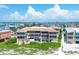 Aerial view, building with pool at 1900 Gulf N Dr # 4, Bradenton Beach, FL 34217