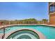 Community pool and spa with ocean view at 1900 Gulf N Dr # 4, Bradenton Beach, FL 34217