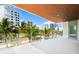 Spacious balcony offering city views at 111 Golden Gate Pt # 201, Sarasota, FL 34236