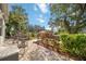 Charming patio with canal view and comfortable seating for outdoor dining at 4532 Shark Dr, Bradenton, FL 34208