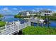 Private boat dock with lift and waterfront access at 4607 5Th Ne Ave, Bradenton, FL 34208