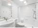 Clean bathroom with walk-in shower and updated vanity at 1520 Pelican Point Dr # 251, Sarasota, FL 34231