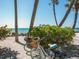 Beach access with two bicycles at 7665 Sanderling Rd, Sarasota, FL 34242