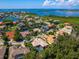 Aerial view of waterfront community with luxury homes at 12313 Baypointe Ter, Cortez, FL 34215