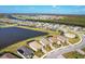 Wide aerial view of community and surrounding area at 14573 Ponce De Leon Trl, Port Charlotte, FL 33981