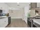 Modern kitchen featuring stainless steel appliances and white shaker cabinets at 2806 67Th W St, Bradenton, FL 34209