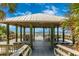 Elevated sea turtle overlook pavilion with scenic ocean view at 929 Suncrest Ln, Englewood, FL 34223