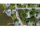 Aerial view showcasing the property's location and neighborhood at 2403 Palma Sola Blvd, Bradenton, FL 34209