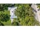 Aerial view of single-Gathering home with metal roof at 2403 Palma Sola Blvd, Bradenton, FL 34209