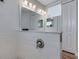 Clean bathroom with white subway tiles and modern fixtures at 10109 Spruce River Way, Parrish, FL 34219