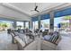 Relaxing community lounge with comfortable seating and fireplace at 17745 Lucaya Dr, Lakewood Ranch, FL 34202