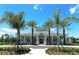 Community clubhouse with welcoming front entrance at 21285 Holmes Cir, Venice, FL 34293