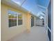 Spacious screened patio, perfect for relaxing outdoors at 760 Tartan Dr # 760, Venice, FL 34293