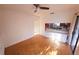 Bedroom with parquet floors, and a sliding glass door at 5027 Kestral Park Dr # 64, Sarasota, FL 34231