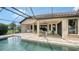 Spacious pool and patio area with screened enclosure at 12663 Fontana Loop, Bradenton, FL 34211